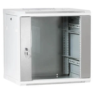 Boîtier mural 19" armoire réseau armoire serveur 12U profondeur 500 mm gris ProfiPatch - Photo 1/11