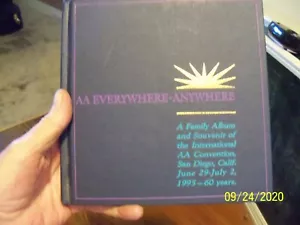 Alcoholics Anonymous LIKE NEW!!! 1995 AA EVERYWHERE 60TH ANNIVERSARY SOUVENIR - Picture 1 of 6