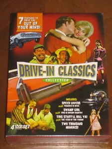 DRIVE-IN CLASSICS COLLECTION (7-Film, 4-DVD Box Set) IMAGE ENTERTAINMENT: NEW!!! - Picture 1 of 6