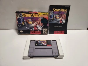Stunt Race FX (Super Nintendo, 1994) SNES CIB Complete TESTED - Picture 1 of 12