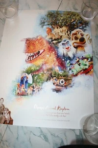 PÓSTER DE COLECCIÓN WALT DISNEY WORLD 2001 Animal Kingdom - Imagen 1 de 1