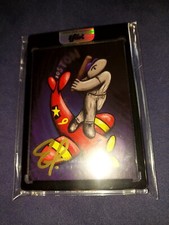 Ted Williams Companion Card TEDDY BLOB by Efdot #44/50 Artist Signed Very Rare