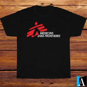 New Shirt MSF Medecins Sans Frontieres Logo White/Grey/Black/Navy T-shirt S-5XL - Picture 1 of 8