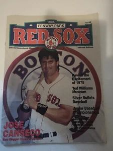 1995 Fenway Park Redsox Official Scorebook Magazine Second Edition - Bild 1 von 2