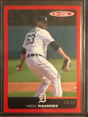 2019 Topps Total #386A Nick Ramirez Detroit Tigers 04/10 - Image 1 of 2