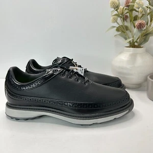 Zapatos de golf Adidas MC80 de cuero sin clavos negros para hombres 7,5/mujeres 8,5 nuevos sin caja Athleisure - Imagen 1 de 10