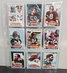 Tarjetas coleccionables Topps Pittsburgh Steelers 1980 más - Imagen 1 de 8