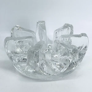 VTG W. GERMAN BEL MONDO BECKER DESIGN ART GLASS TRIVET TEALIGHT CANDLE WARMER - Picture 1 of 10