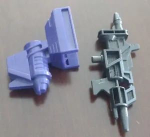 1986 HASBRO TRANSFORMERS G1 GALVATRON LASER CONNECTOR & RIFLE OEM PARTS Lot E5 - Picture 1 of 16