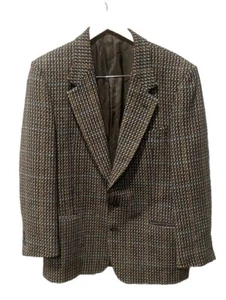 Rare Vintage Valentino Umo Sport Blazer Jacket Men’s S 42R Houndstooth 1980’s - Picture 1 of 9