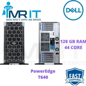 DELL PowerEdge T640 16 SFF 2 x Intel Xeon Gold 6152 @ 2.10GHz 128GB RAM - Picture 1 of 1