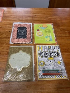 Hallmark lot Of 4 Signature Happy Birthday Cards - Picture 1 of 2