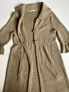 Allude Strickmantel Strickjacke Jacke Cardigan Mantel Wolle Kaschmir Gr. M - Bild 1 von 14