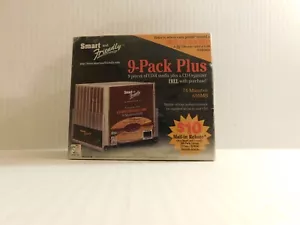 Smart & Friendly CD-R Media 4X 650MB 74 Min. 9 Pack- includes Custom Organizer - - Picture 1 of 2