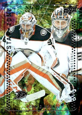 2023 Upper Deck Series 1 Hockey John Gibson #SZ-23    Starzone - Image 1 of 2