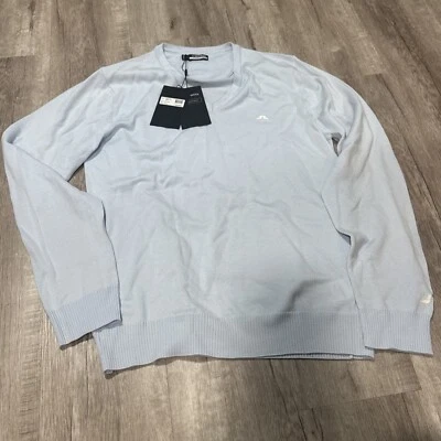 J.Lindeberg Lymann 针织高尔夫毛衣 Skyway - FW23 全新 XL — 第 1/4 张图片