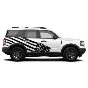 US flag graphics stickers decals compatible with Ford Bronco Sport - Picture 1 of 15