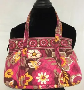 Borsa a tracolla media Vera Bradley 100% cotone multicolore rossa - Foto 1 di 10