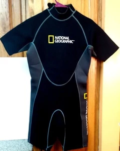 Brand New NATIONAL GEOGRAPHIC Scuba, Surf,Snorkel, Wetsuit, Shorty Mens sz Small - Picture 1 of 9