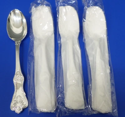 4 - CUCHARAS SOPERA Wallace Silver HOTEL Multi Motivo Federalista Plateado Cubiertos Foto 1 de 4