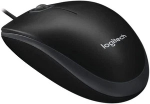 Logitech B100 Maus mit Kabel, USB-Anschluss, 800 DPI Optischer Sensor - Bild 1 von 2