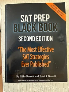SAT PREP BLACK BOOK SECOND EDITION NEW - Picture 1 of 7