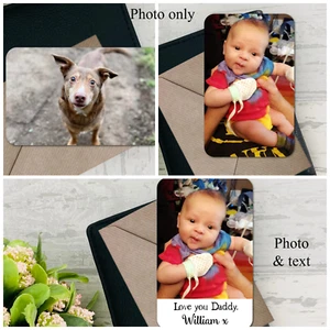 Aluminium Purse or Wallet Photo Card Keepsake Gift & Envelope - Picture 1 of 5