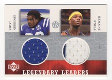 2002-2003 UD SuperStars Legendary Leaders EDGERRIN JAMES & JERMAINE O'NEAL