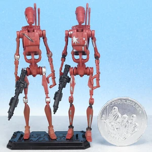 Star Wars 30th Saga Legends BATTLE DROID Red Battle Damaged 2-Pack Complete - Picture 1 of 3