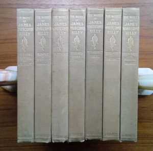 7 Volumes 1908 The Works Of James Whitcomb Riley THE FLYING ISLANDS Poems NIGHT - Imagen 1 de 5