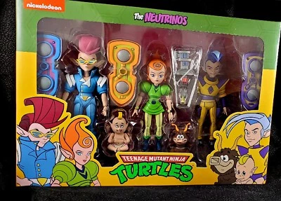 Paquete de 3 figuras de acción NECA TMNT The Neutrinos Teenage Mutant Ninja Turtles nuevas  Foto 1 de 4