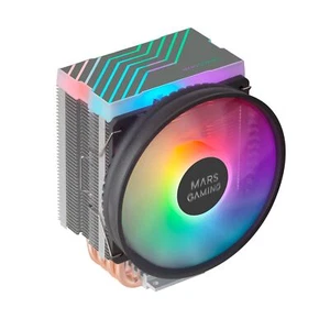 MARSGAMING MCPU44, Dual ARGB CPU Heatsink, 4 Heatpipes HCT, TDP 160W, Ultra-quie - Afbeelding 1 van 4