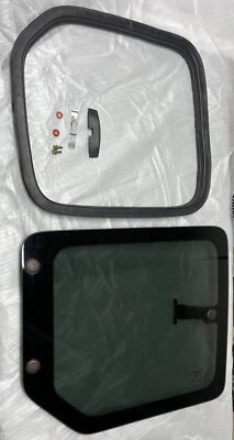 03-11 ELEMENTO HONDA PUERTA TRASERA IZQUIERDA LADO CONDUCTOR VENTANA CRISTAL, JUNTA, MOLDURA OEM Foto 1 de 4