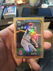 2024 Topps Update Series - Gold Rainbow Foil #US329 Steven Matz - Picture 1 of 2