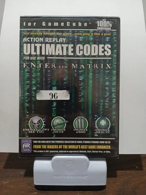 Action Replay Gamecube ULTIMATE CODES for ENTER THE MATRIX Sealed - Image 1 of 2