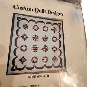 Rosenkranz Quiltmuster von Custom Quilt Designs Patricia Cox 1988 Neu in Verpackung - Bild 1 von 4