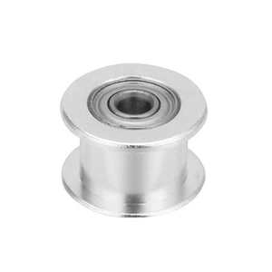 MXL16 liscia 3mm alesaggio 7mm fasatura puleggia rinvio ruota sincrono argentato - Foto 1 di 6