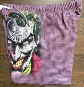 CVLA Batman Jokers Short Men’s Sz Large Purple - Picture 1 of 10