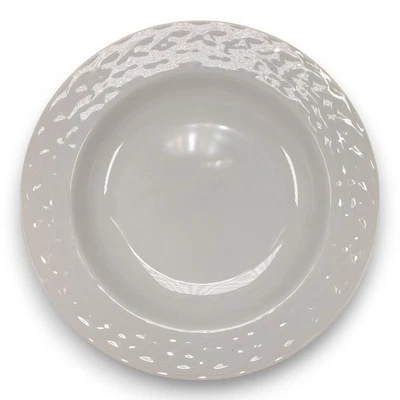 Studio Nova French Basket White Rimmed Soup Bowl 9" M2075 Japan Vintage 1987 - Image 1 of 4