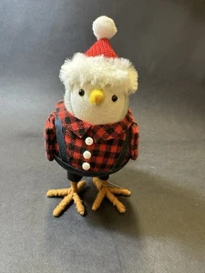Target Bird Clef Featherly Friends 6" Leñador 2021 Holding Tree Santa Ha - Imagen 1 de 7