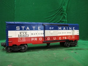 clean nice Lionel #3494-275 State of Maine Operating Boxcar - Picture 1 of 13