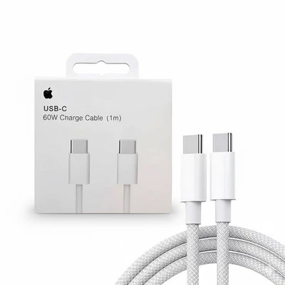 Cable original Apple USB-C 60W 1 metro – carga rápida , para iphone y ipad - Imagen 1 de 4