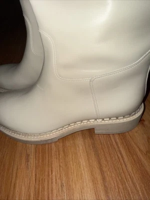 Botas de cuero Santoni hasta la rodilla para mujer Foto 1 de 4