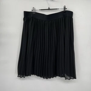 Torrid Women's Lined Pleated Midi Skirt Size 2 Black - Picture 1 of 8