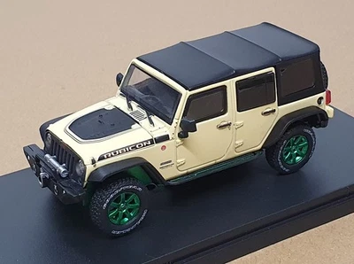 Greenlight 1/43 Scale 86188 - 2018 Jeep Wrangler Rubicon Gobi Yellow - CHASE - image 1 of 4