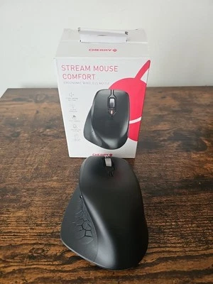 Cherry Stream Wireless Comfort Mouse, Black - Image 1 of 4