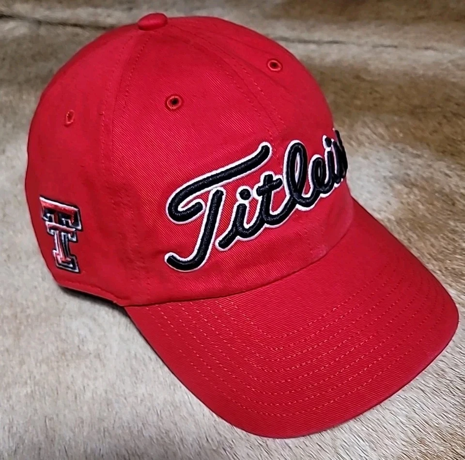 Titleist Texas Tech Red Raiders Collegiate Clean Up Hat Red Cap Adjustable  - Image 1 of 4