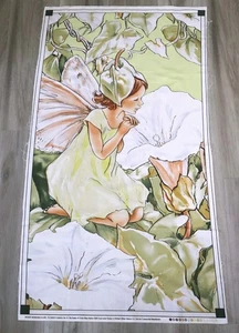 Morning Fabric Panel Flower Fairies Michael Miller 23" x 44" - Picture 1 of 5