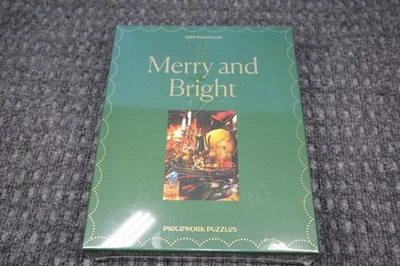 Piece Work Puzzle 1000 Piece  Merry and Bright  New Sealed - Image 1 of 4