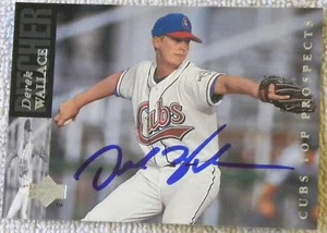 Chicago Cubs Derek Wallace Signed 1994 Upper Deck Minors Auto Card - Picture 1 of 1